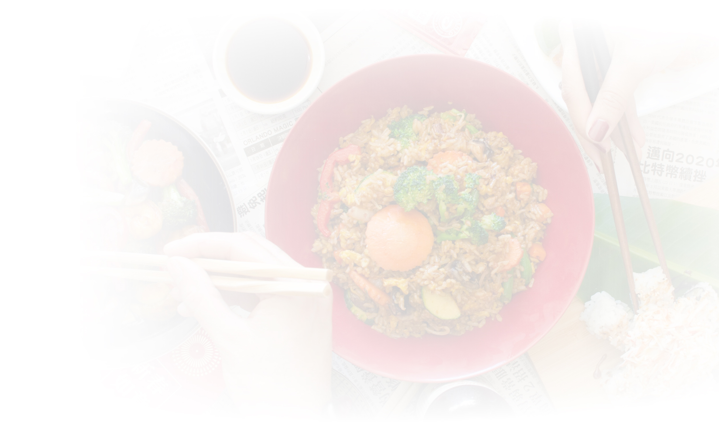 Bento Food Light Background