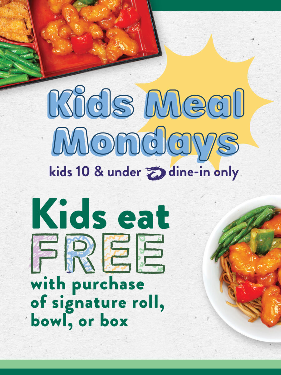 Kids Meal Mondays Bento