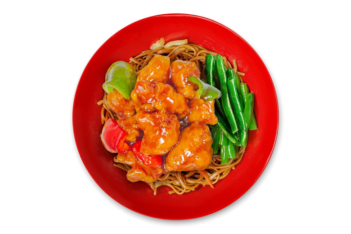 Orange Noodle Bowl