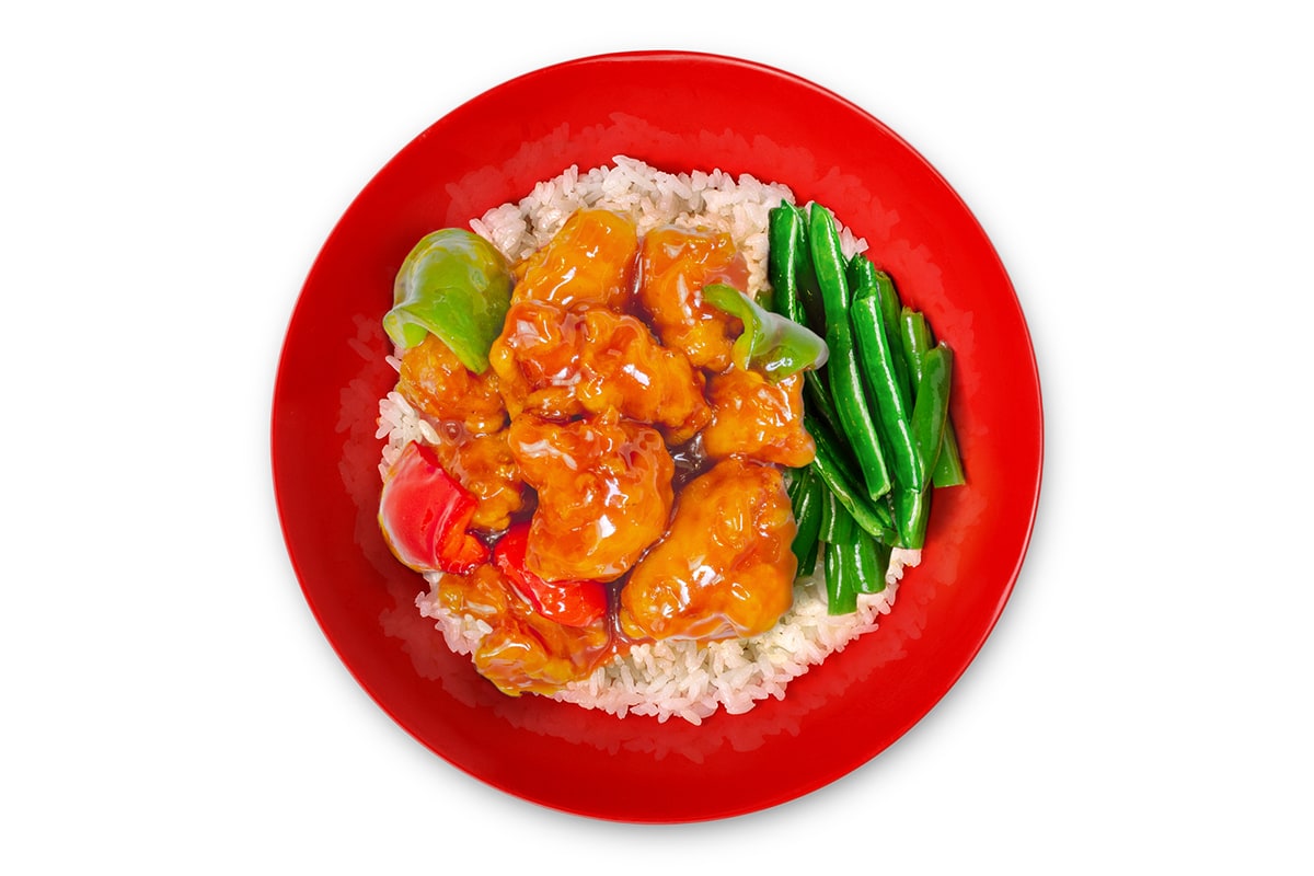 Orange Rice Bowl