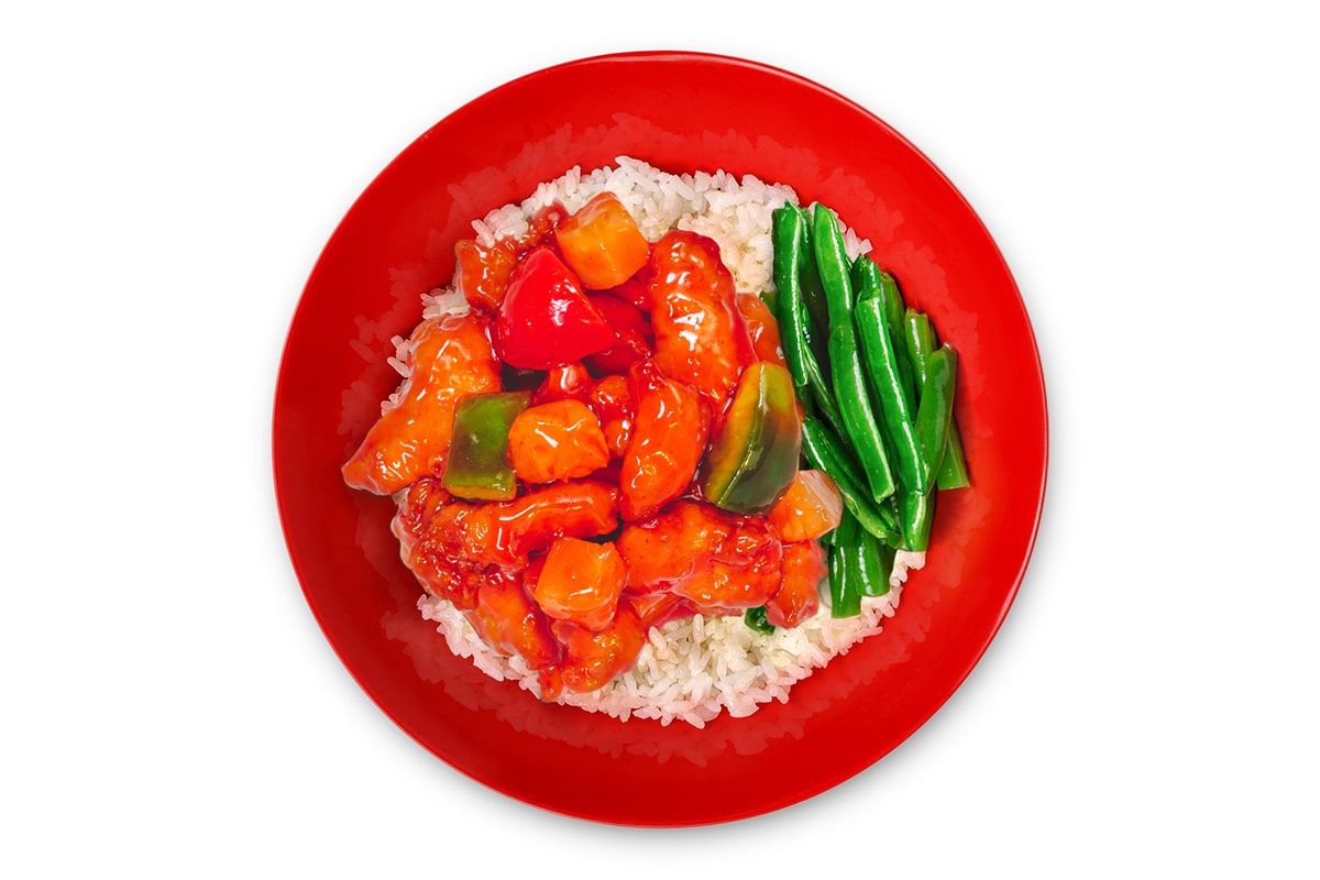 Pineapple Sweet Sour Rice Bowl