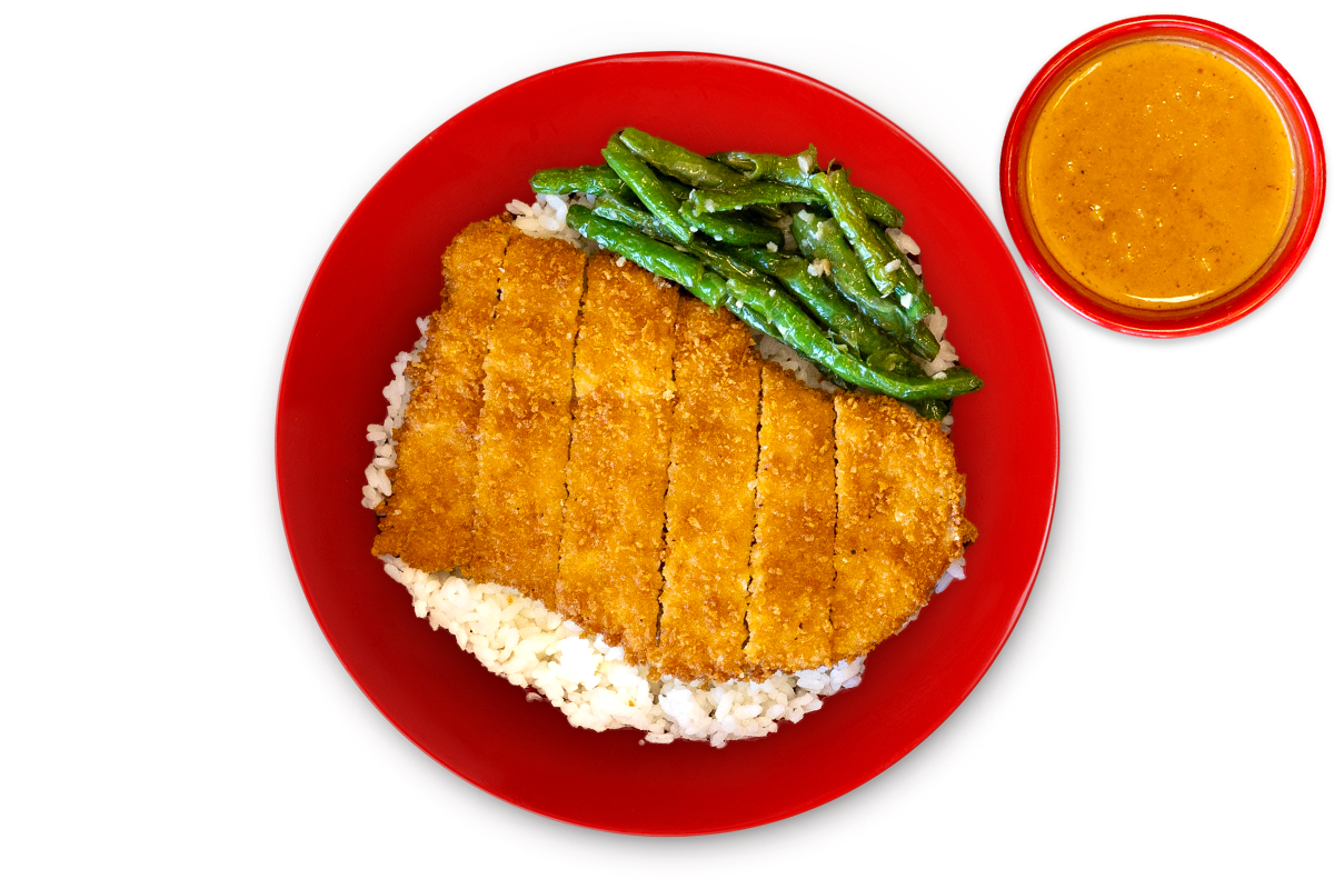 Red Curry Katsu Rice Bowl