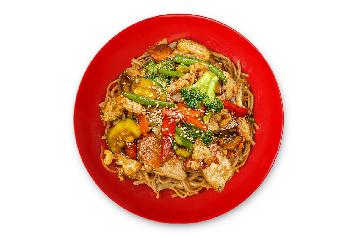 Sesame Stir Fry Noodle Bowl