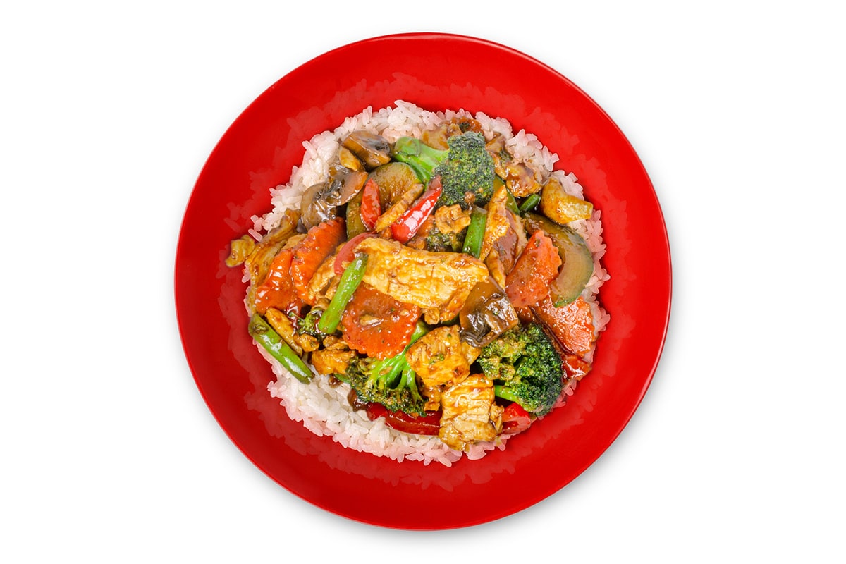Veggie Stir Fry Rice Bowl